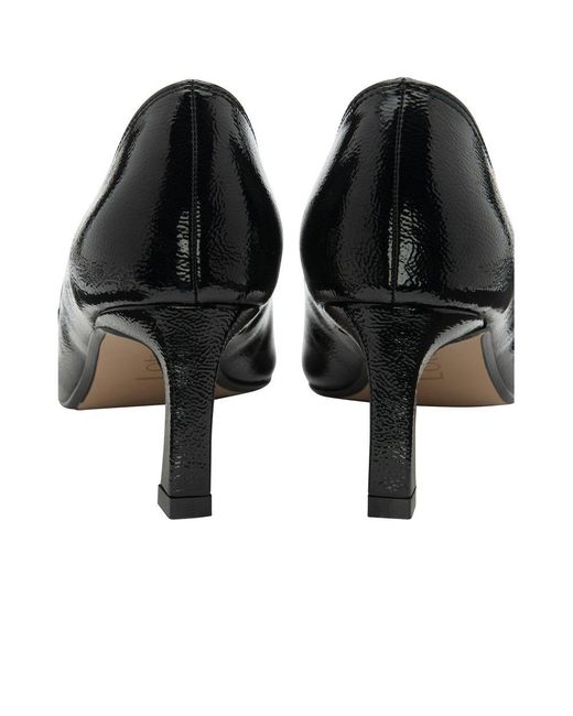 Lotus Black Lystra Court Shoes