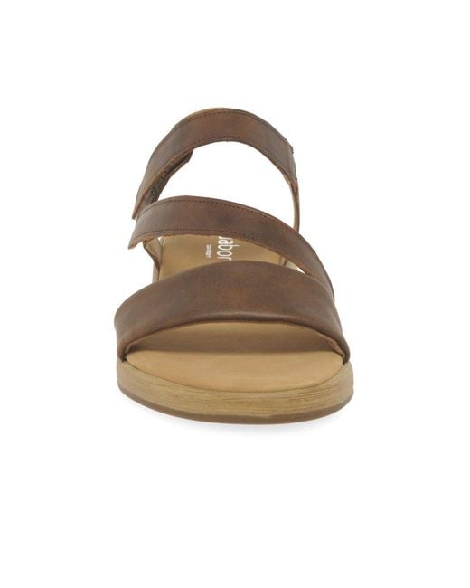 Gabor Brown Oporto Sandals