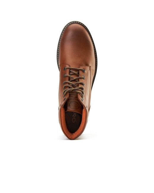 Base London Brown Nickel 7 Eyelet Boots for men