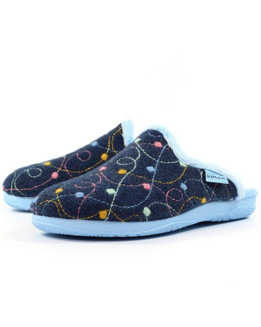 Lunar Blue Impulse Slippers