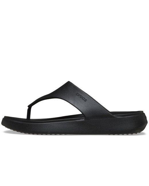 CROCSTM Black Getaway Triangle Flip Sandals