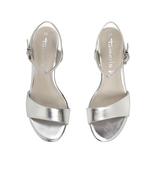 Tamaris White Cosmos Sandals