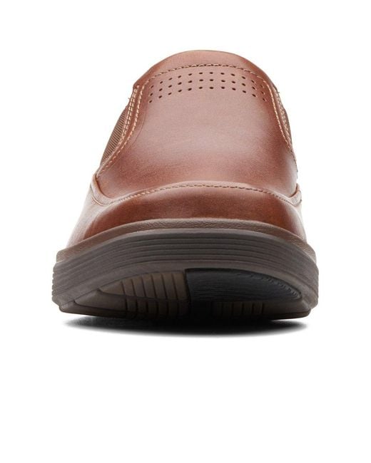 Clarks Un Abode Go Wide Fit Casual Slip On Shoes in Brown for Men | Lyst  Canada