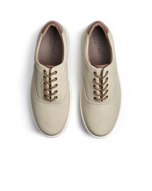 Hotter White Rowan Trainers for men