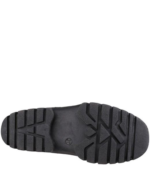 Cotswold Black Chase Wellingtons for men