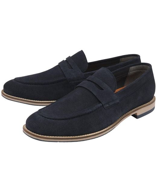 Frank Wright Blue Turnbull Loafers for men