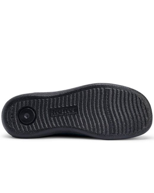 Hotter Blue Cuddle Slippers
