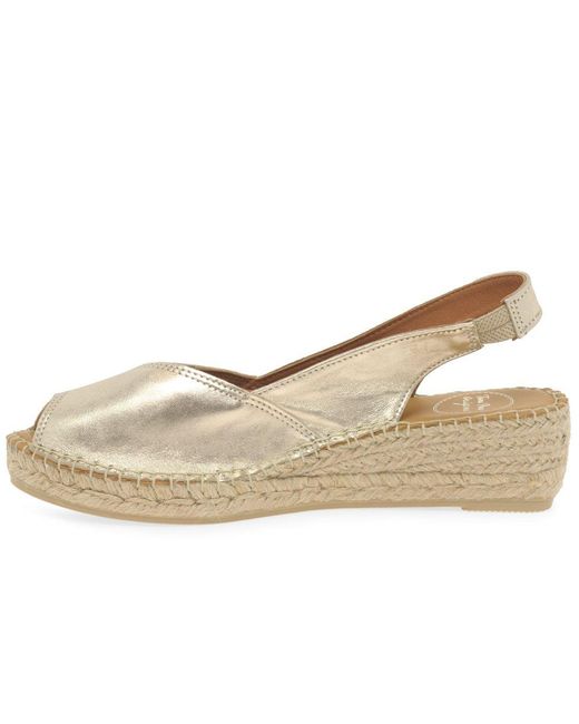 Toni Pons Gray Bernia Wedge Heel Espadrilles Sandals