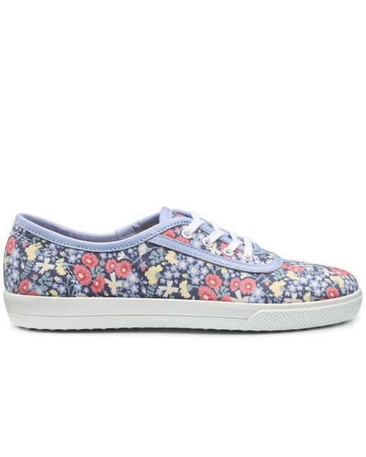 Hotter Blue Mabel Canvas Shoes