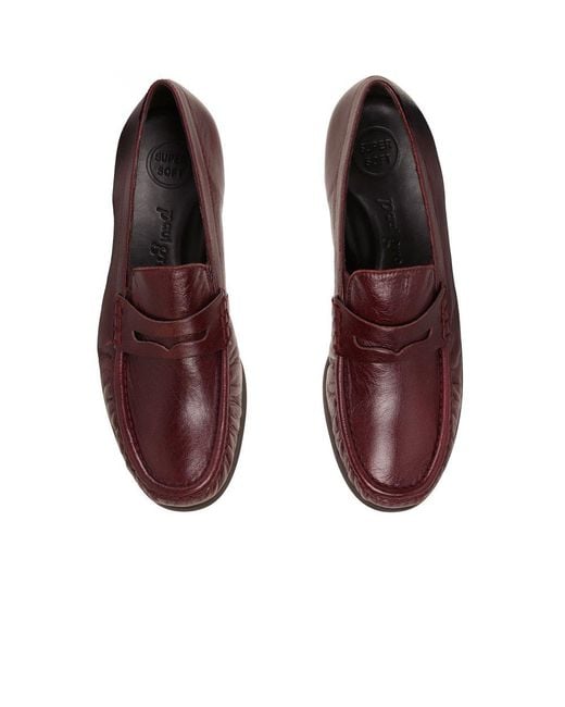 Paul Green Red Juliette Penny Loafers