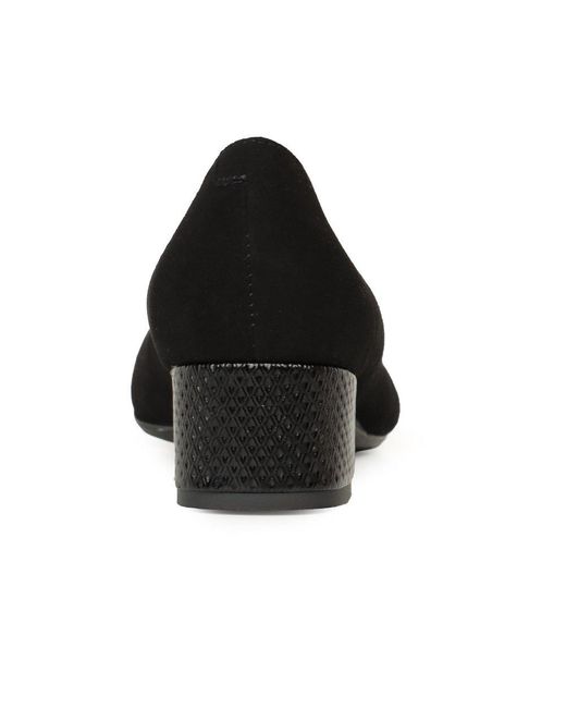 Bioeco Black Evelyn Court Shoes