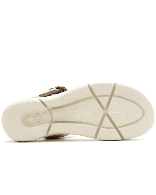 Hush Puppies Natural Uplift Quarter Strap Sandals