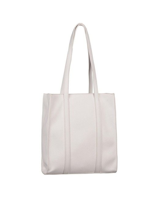 Gabor White Elfie Zip Tote Bag