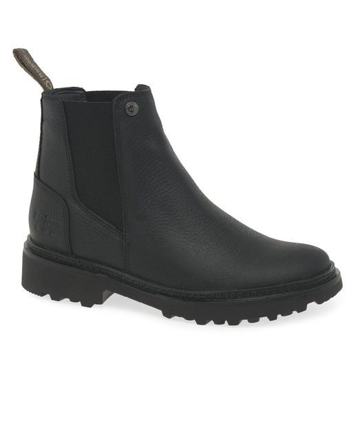 Barbour Black Ellison Chelsea Boots