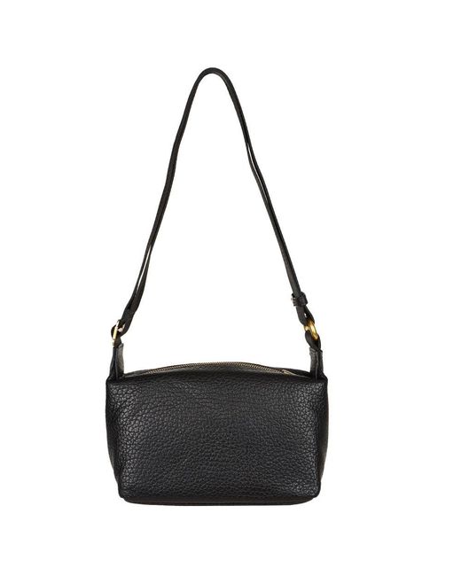 David Jones Black Cressida &Apos;S Shoulder Bag Grained Syn