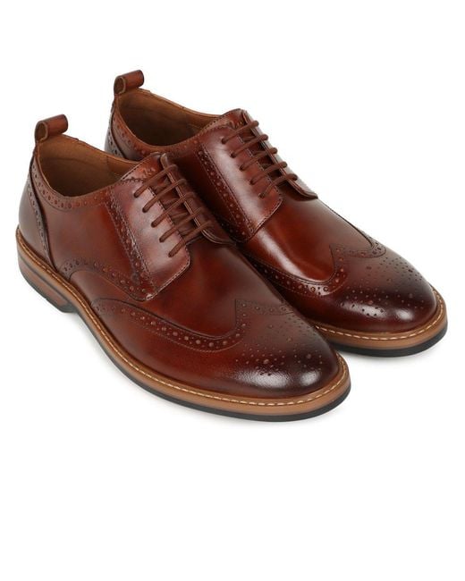 Clarks Brown Aldwin Limit Brogues for men