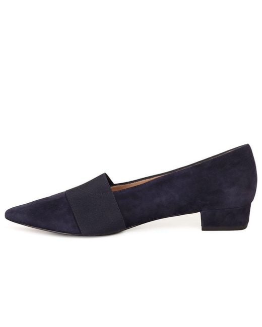 Peter Kaiser Blue Napoli Elastic Court Shoes