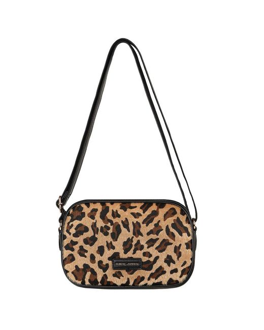 David Jones Metallic Troyes Messenger Bag