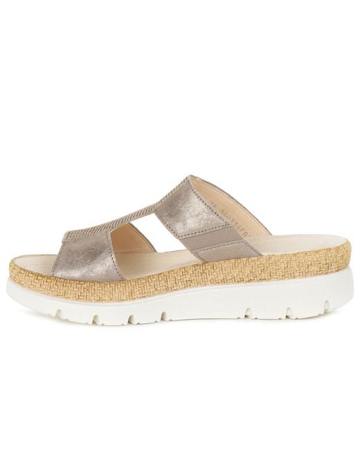 Gabor Metallic Charlie Sandals