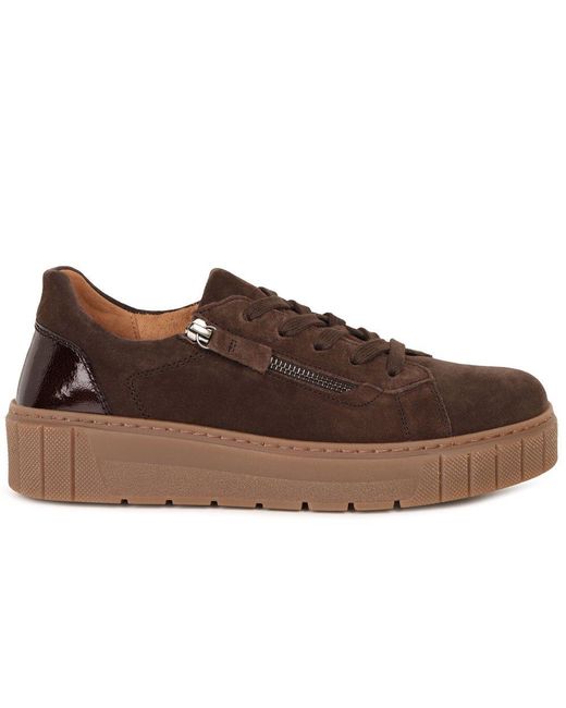 Gabor Brown Ferry Trainers