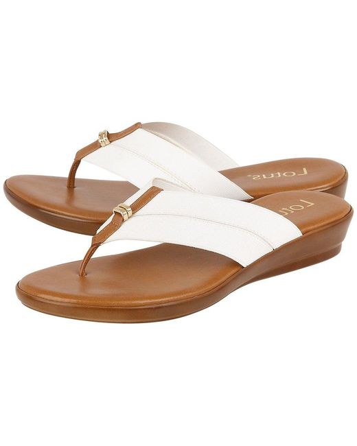Lotus Brown Erminia Toe Post Sandals