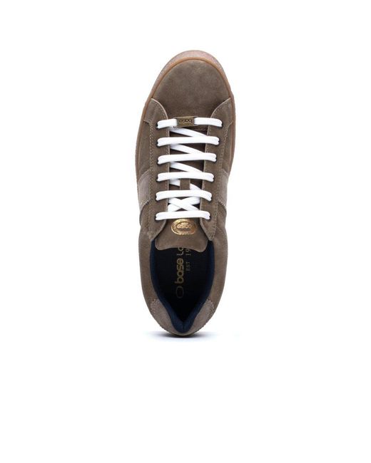 Base London Brown Hopper Cupsole Trainers for men