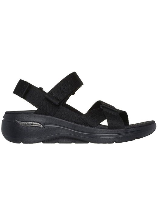 Skechers Blue Go Walk Arch Fit Attract Sandals