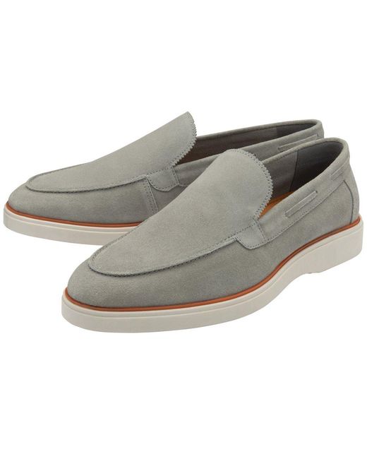 Frank Wright Gray Simmons Ii Loafers for men