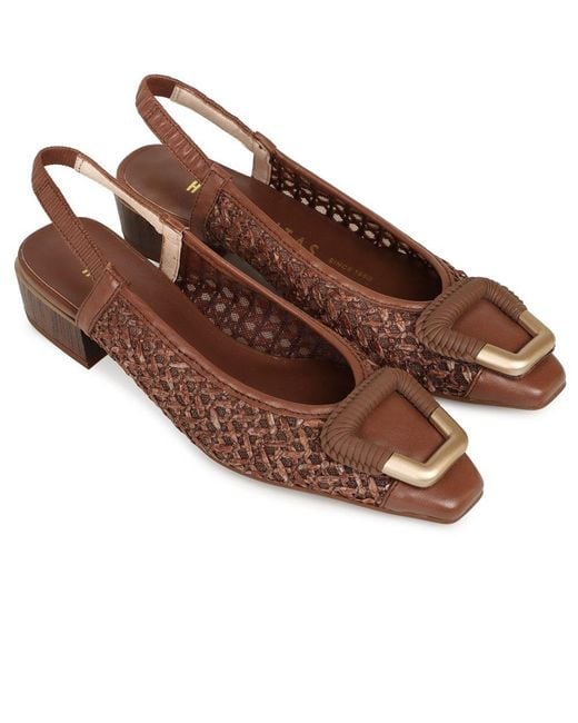 Hispanitas Brown Azucena Open Court Shoes