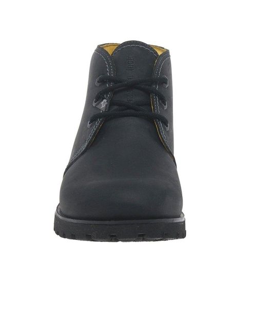Panama Jack Black Classic (Bota) &Apos;S Waterproof Leather Lace Up Chukka Ankle Boot for men