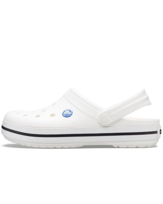 CROCSTM White Crocband Clogs