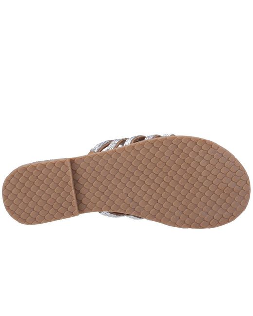 Hush Puppies Brown Paris Slide Sandals