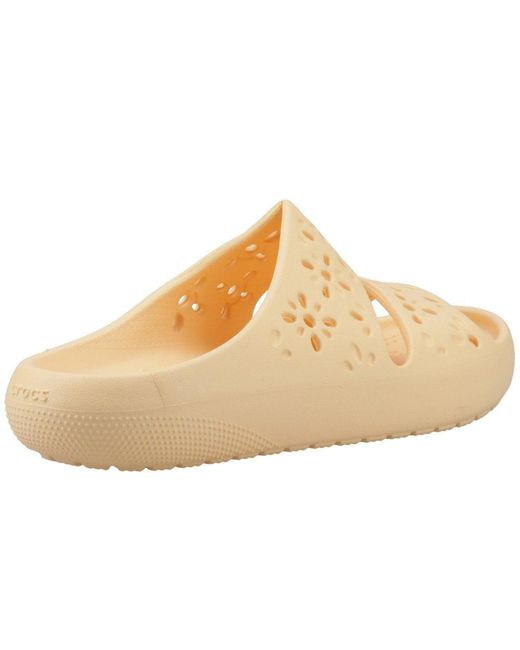 CROCSTM Natural Classic Floral Cut Out Sandals