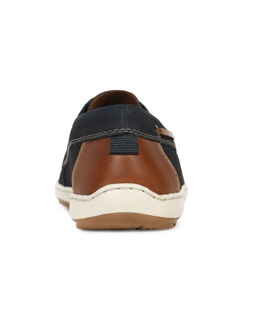 Rieker Blue Anchor Boat Shoes for men