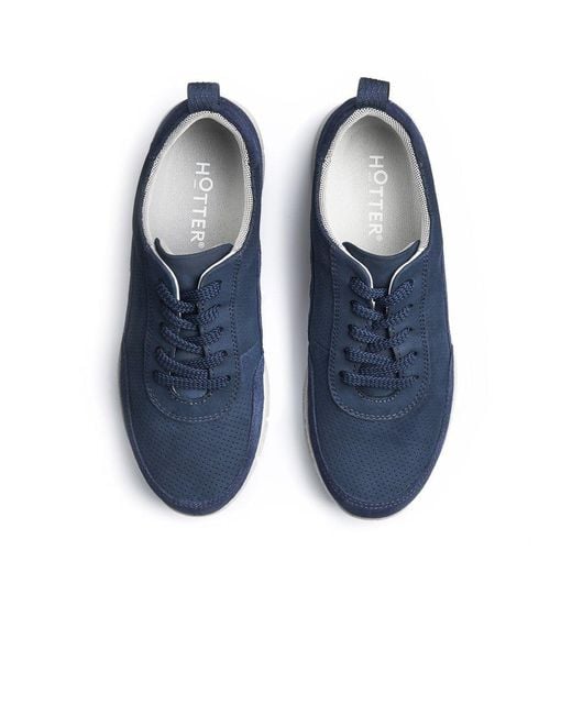 Hotter Blue Gravity Ii Wide Fit Trainers