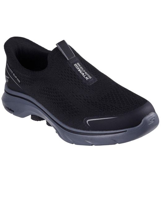 Skechers Blue Go Walk 7 Easy On Evolution Trainers for men