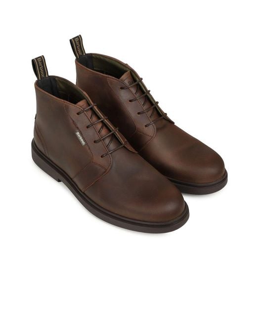 Barbour Brown Meays Chukka Boots for men