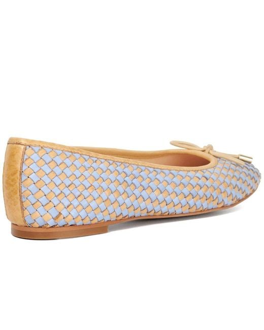 Dune Blue Heights Ballet Flat