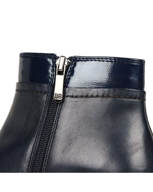 Regarde Le Ciel Blue Zoya 16 Ankle Boots Lea/Pat