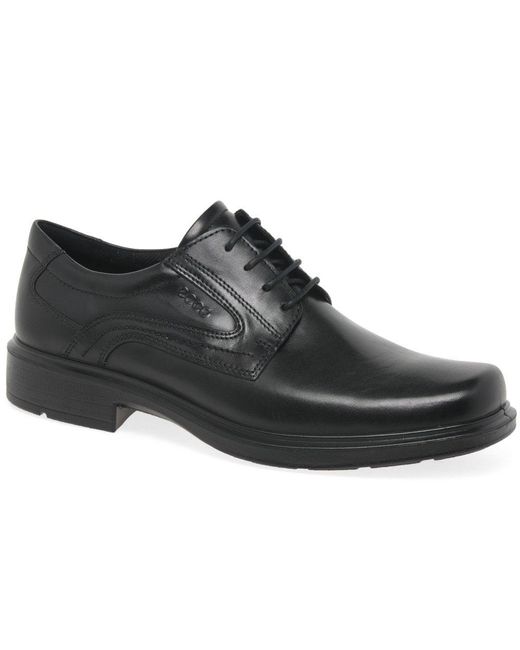 Ecco Black Kapyla Leather Smart Shoes for men