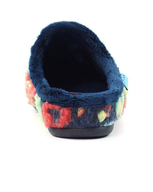 Lunar (GRS) Blue Valentine Mule Slippers