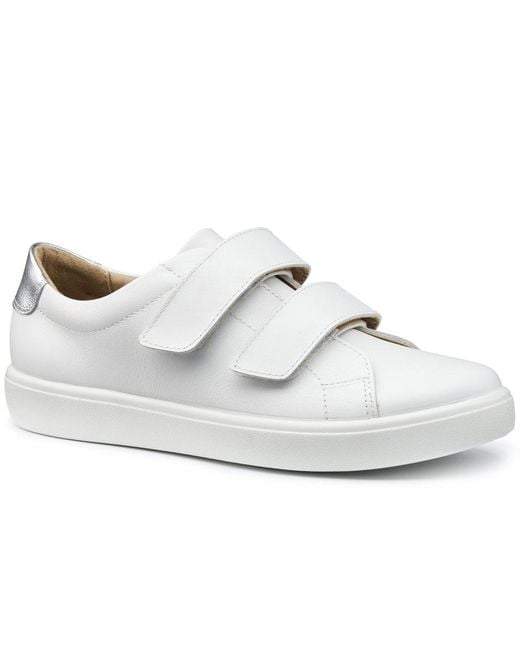 Hotter White Wave Extra Wide Trainers