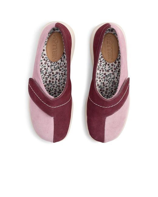 Hotter Pink Wrap Slippers