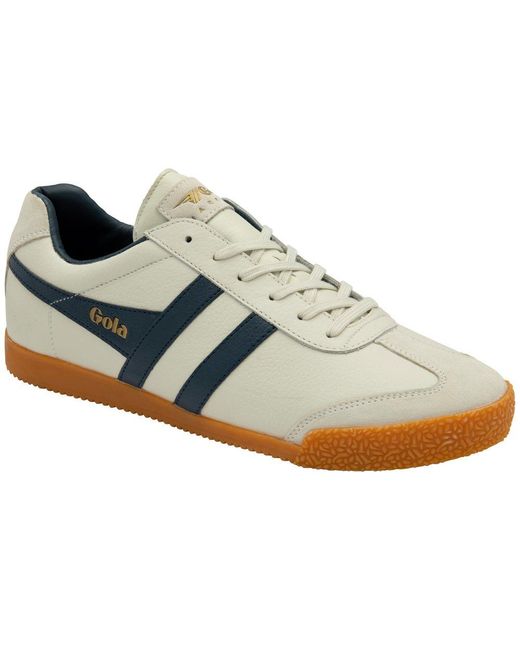 Gola Blue Harrier Leather Trainers for men