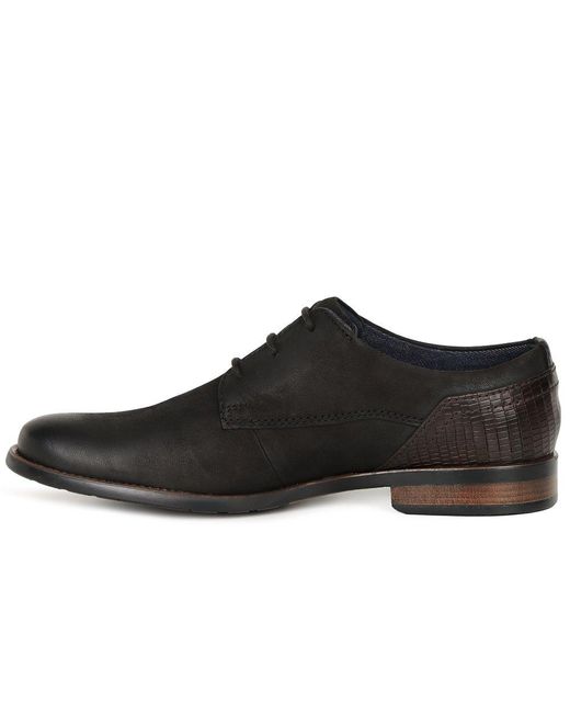 Bugatti Black Lawson Shoes for men