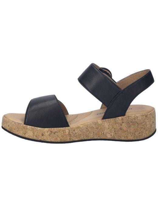 Josef Seibel Blue Evita 05 Wedge Sandals (Schwarz)