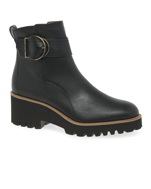 Paul Green Black Mia Ankle Boots