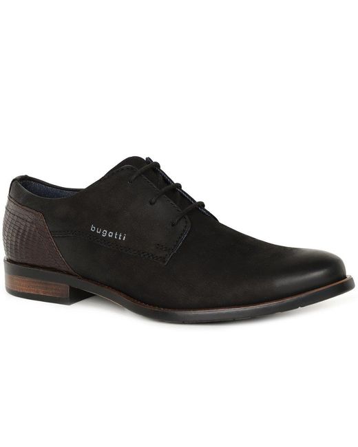 Bugatti Black Lawson Shoes for men