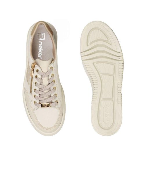 Rieker White Mesmerize Trainers