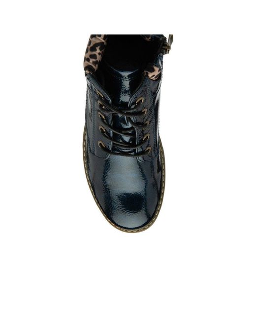 Lotus Blue Lexis Ankle Boots
